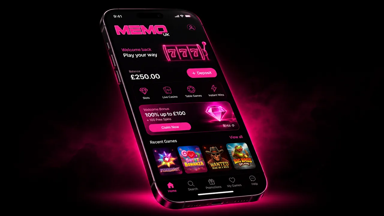 MEMO Casino UK - app